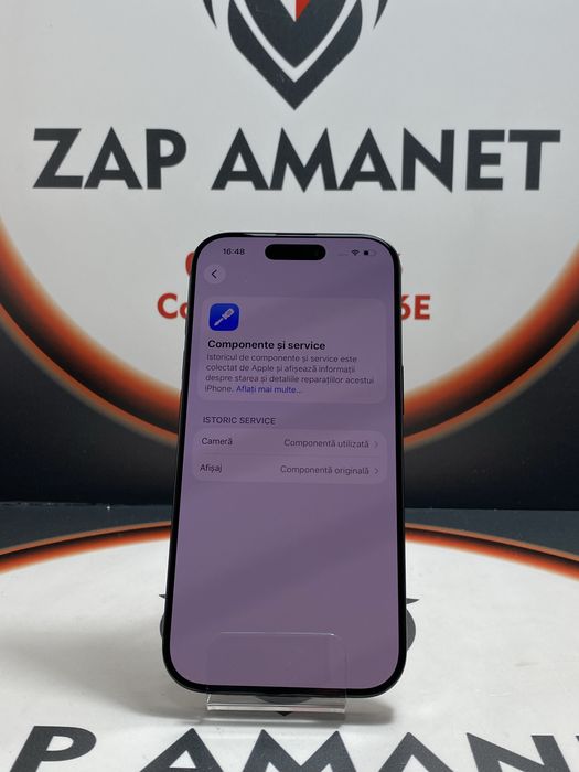 ZAP AMANET VITAN - iPhone 16 Pro - 128GB - Black - 100% - 125 C.I.
