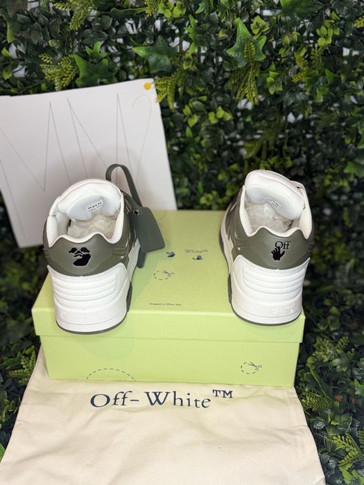 Adidasi/Sneakers Off-White OOO green and white | dustbag | MM2