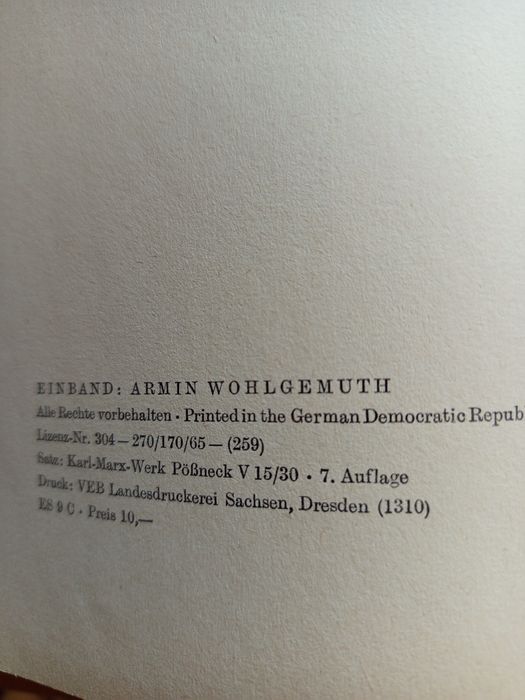 Албум -комикс на Вилхелм Буш с приказки на немски език