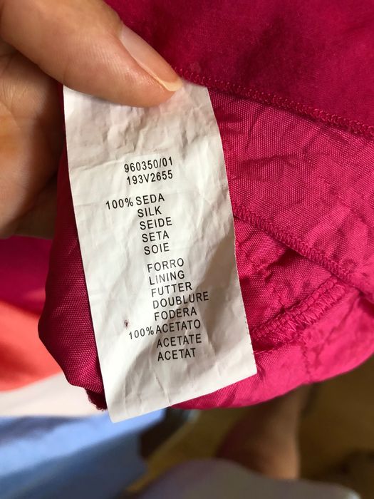 Tintoretto silk dress - рокля от коприна/ Магента