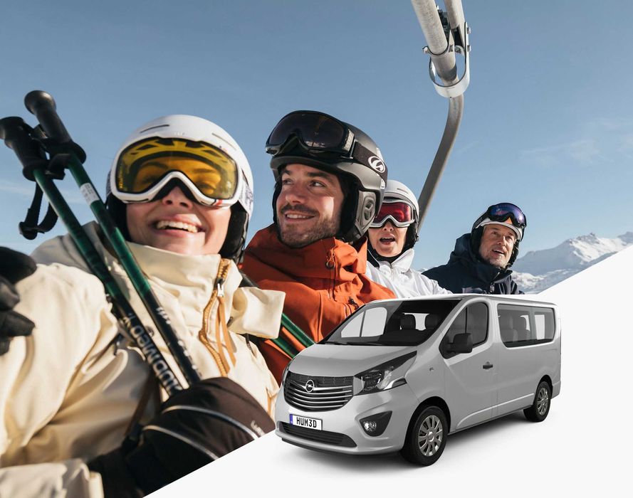 8+1 местен Автомобил под наем за всяка екскурзия. Миниван под наем