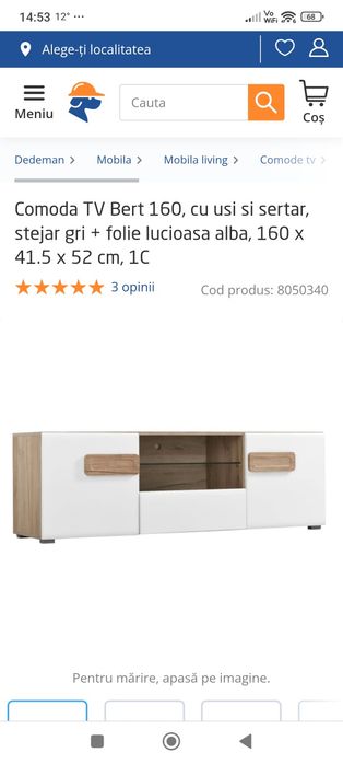 Vând comoda dedeman