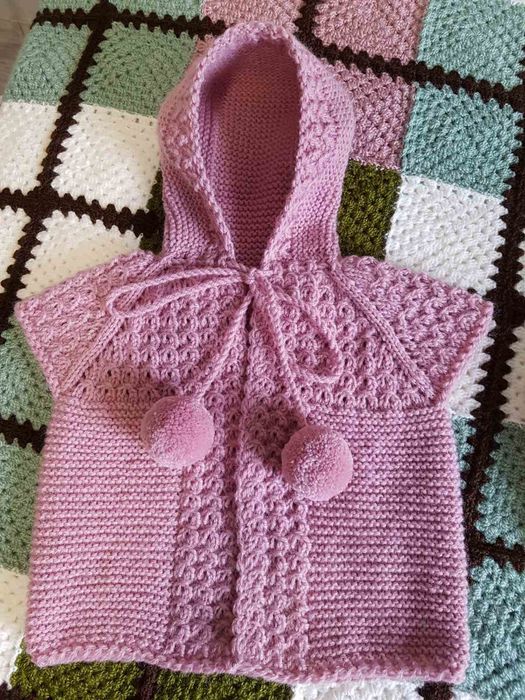 Плетено бебешко комплектче