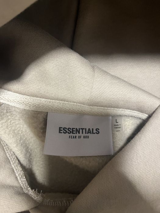Essentials fear of Hod hoodie зелено