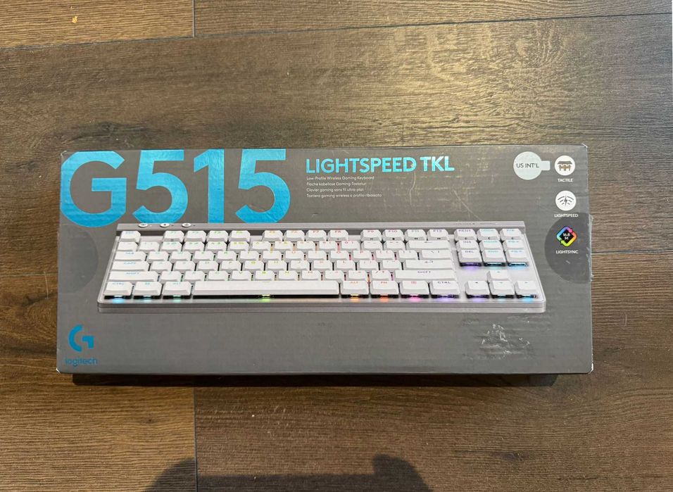 Tastatura Mecanica G515 TKL, Ultraslin, Lightspeed, Wireless, Alb