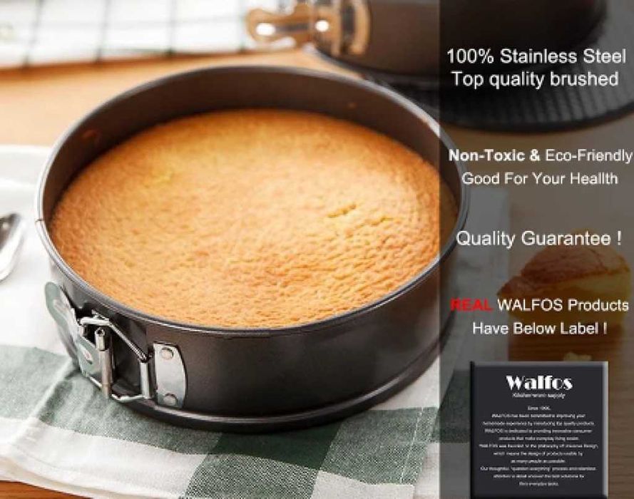 Комплект от 6бр метални форми за торта