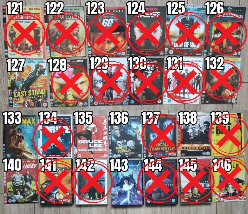 Екшън Филми DVD's Оригинални Дискове на Английски Език 5 лв/бр Movie
