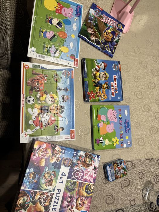 Лот пъзели за 3-4 години