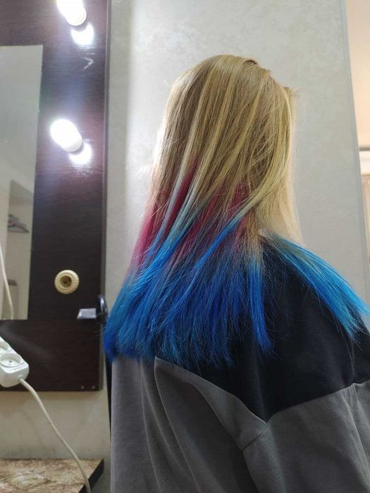 Осветление и окрашивание волос