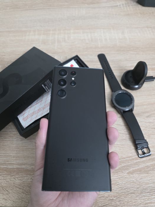 Samsung s22 ultra + часы galaxy watch 3