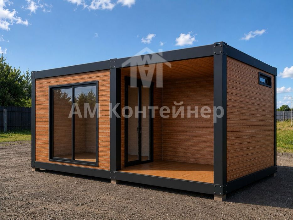Промо Контейнер 6х2.40мсглобяема къща офис павилион фургон Лизинг вила