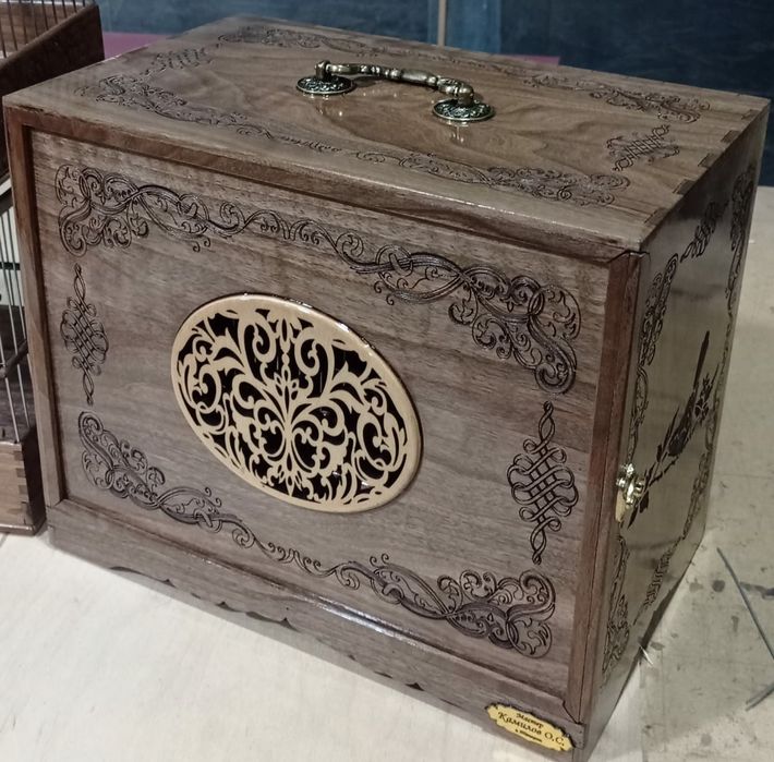 Птичья Клетка для кенара с ящиком