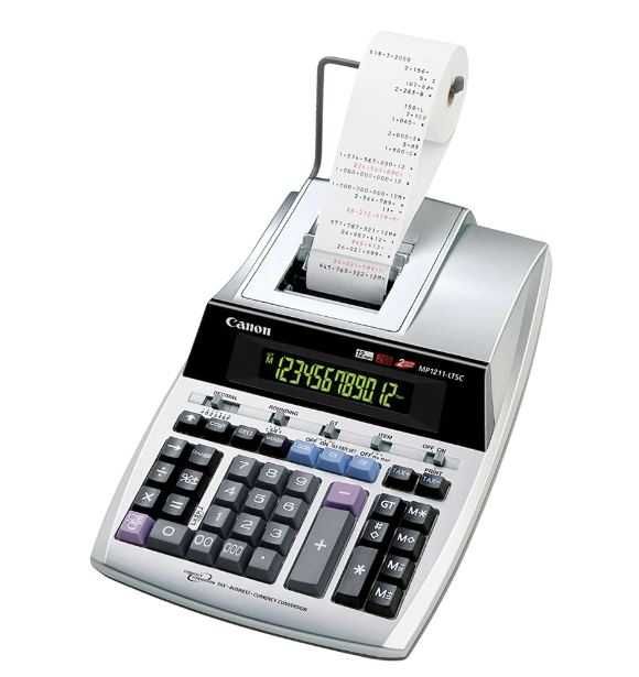 Calculator de birou cu banda - Canon MP 1211-LTS