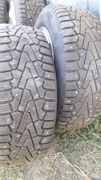 Шины R16 шипованные на дисках 5×112