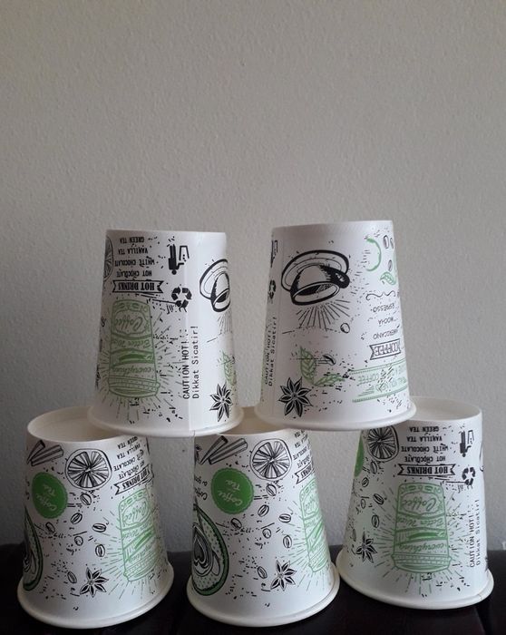 7oz Картонени чаши за вендинг автомати Vending