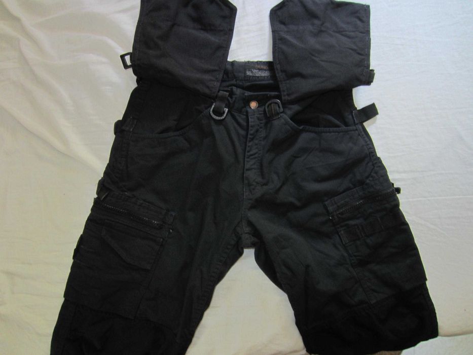 Pantaloni de lucru Dunderdon, masura W31 L34, Talie=82cm,Lung=107cm, material (50%bumbac+50%Cordura), stare f.buna