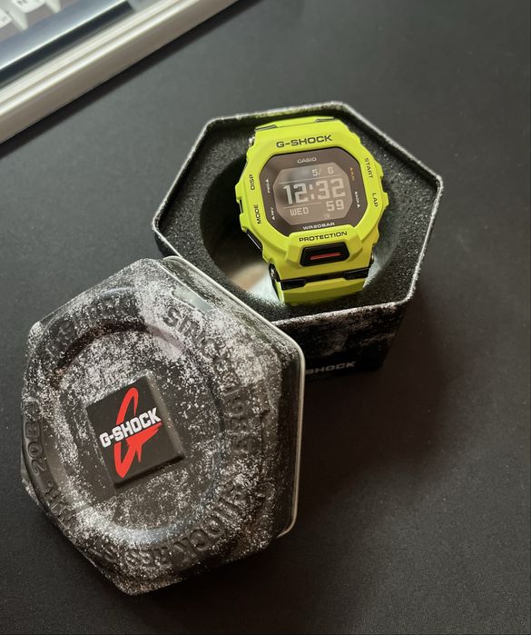 Часы кварцевые CASIO GBD-200-9 полимер
