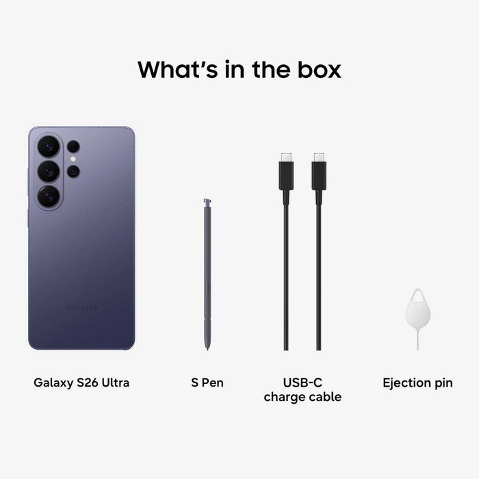 КАТО НОВ! 1 TB Galaxy S26 Ultra Cobalt Violet