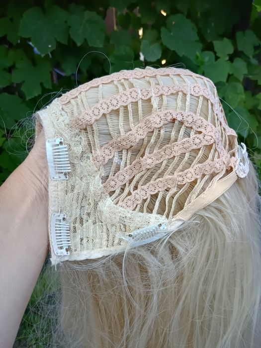 Extensie coada blond