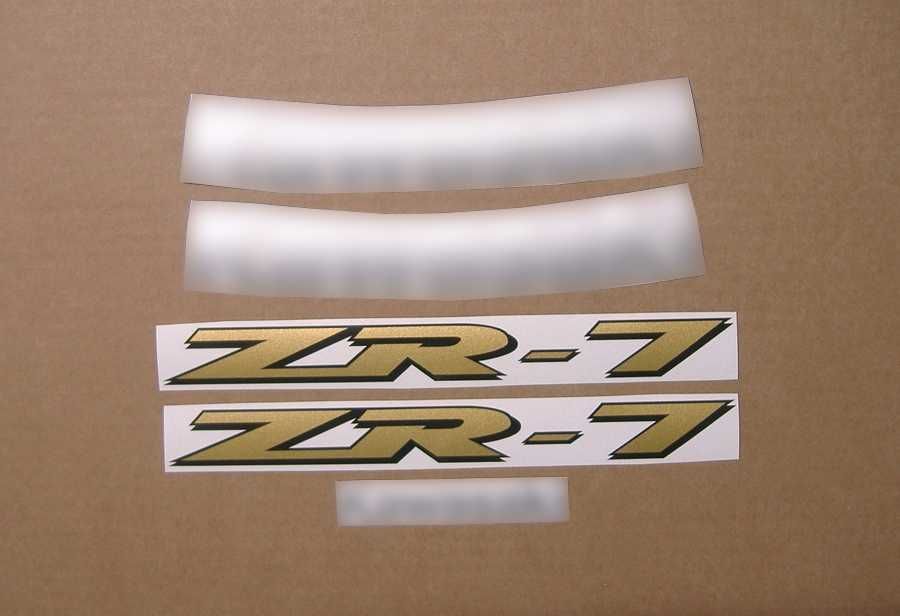 Стикери Kawasaki ZR-7/ZR-7S 1999г-2004г лепенки кавазаки zr7 zr7s зр7