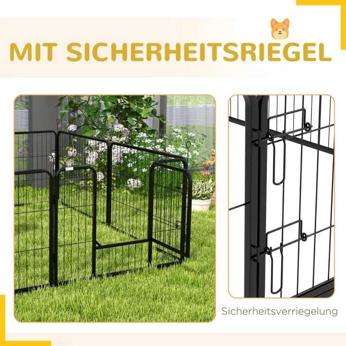 PawHut Заграждение за кученца Puppy Playhouse,  8 панела