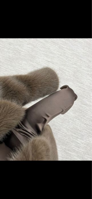 Шуба из искуственного меха