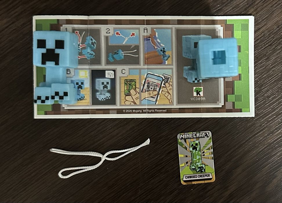 Фигурки/Игрушки kinder joy minecraft