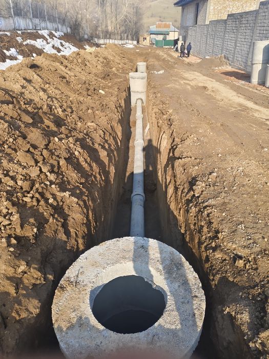 Монтаж  выгребный яма и септик канализация , водопровод сантехника