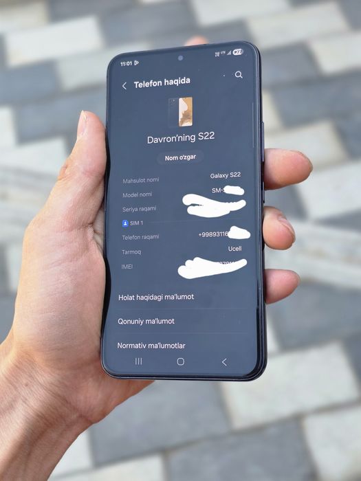 Samsung S22 Black 256gb/ 8+8gb ram