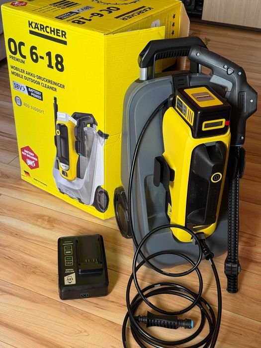 Masina de spalat Karcher OC 6-18 Premium 18 V/24 bar cu inalta presiune cu acumulator+incarcator
