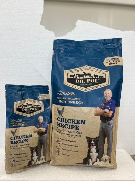 Висококачествена храна за кучета Dr. Pol и Ooskels