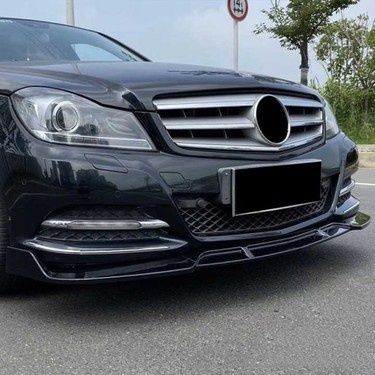 Lip / Prelungire Bară Față Mercedes C-Class W204 Facelift (2011-2014)