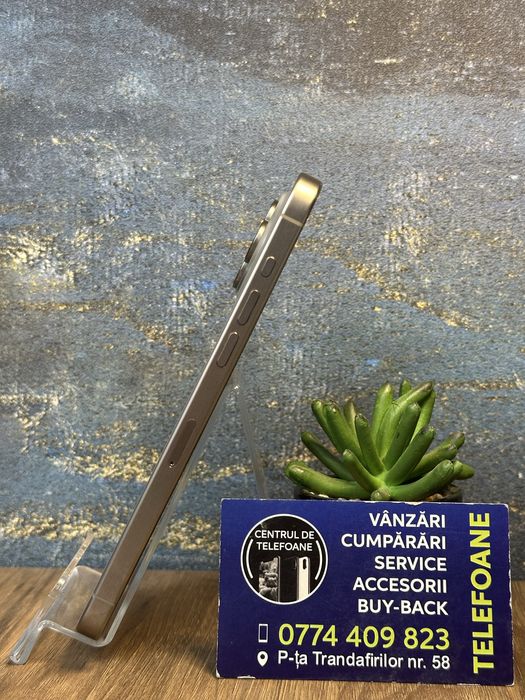 Iphone 15 Pro Max/128Gb/2 ani Garantie Centrul de Telefoane/rate