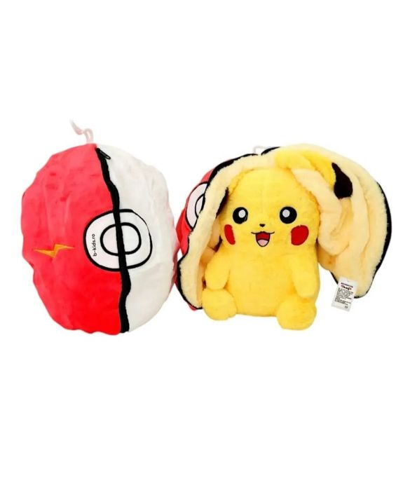 Трансформираща се Плюшена играчка Пикачу Pokémon Pikachu играчка