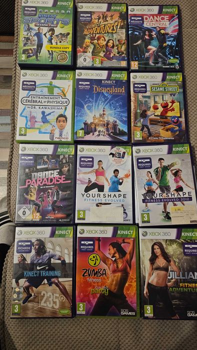 XBOX360 XBOX 360 HDMI slim + KINECT senzor + 2 jocuri KINECT CADOU