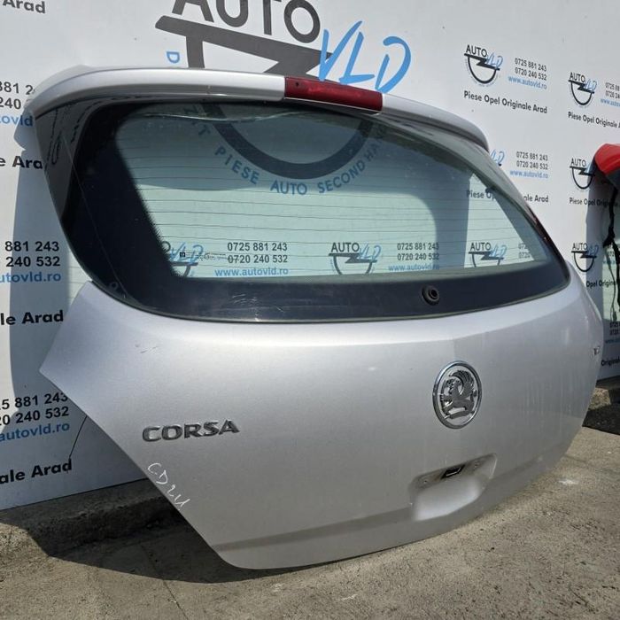 Haion cu luneta Z157 gri Opel Corsa D facelift