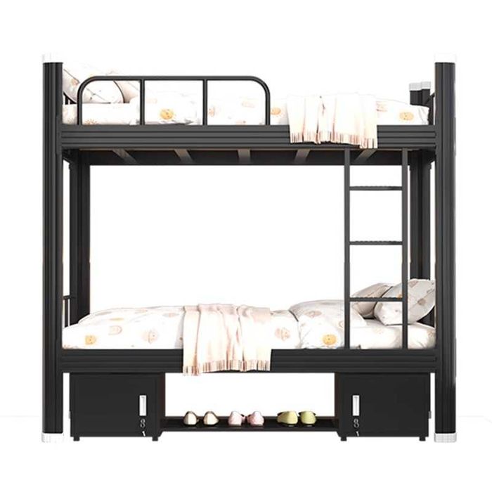 Joyni tejaydigan ixcham metall ikki qavatli krovat/ po'latdan yasalgan