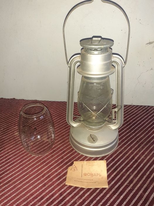 Стъкло за газов фенер  GLOBUS и нов газов фенер