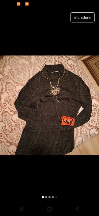 Maletă pe gât metalizată M