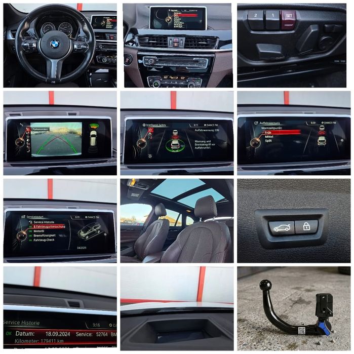 Bmw X1 / 2.0 d/ 190 Cp/ X-drive 4×4 / Automată/ Euro 6 / Panoramă / Camera / Distronic ACC / Line Assist / Alb Perlat / Keyless Go-Entry