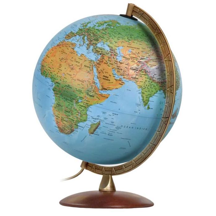 Glob pământesc iluminat - 30 cm