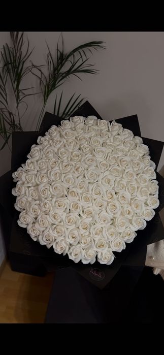 Buchet 101 trandafiri roz