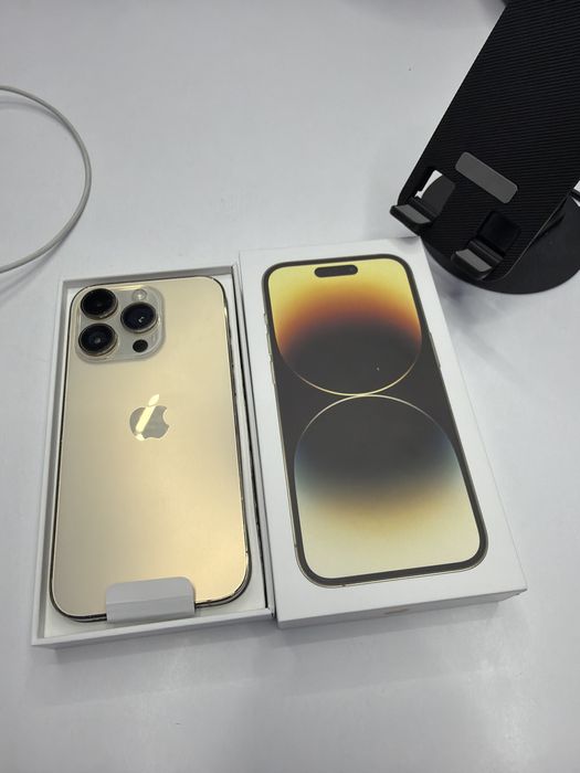 Iphone 14 Pro Gold Full Box Face ID Defect