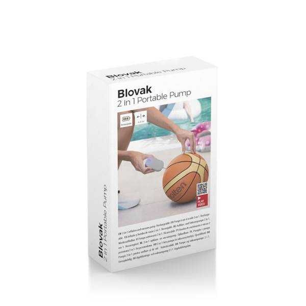 Mini pompa de aer electrica, cu 4 duze si functie de vacuum 500mAh