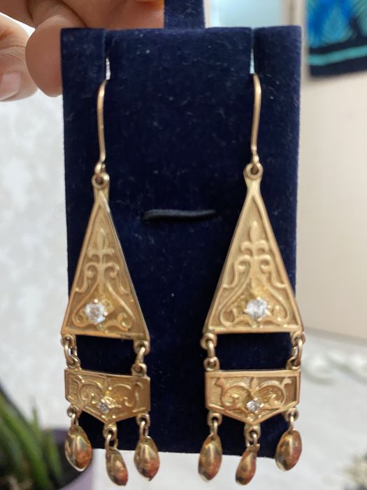 Серьги с бриллиантами эксклюзив