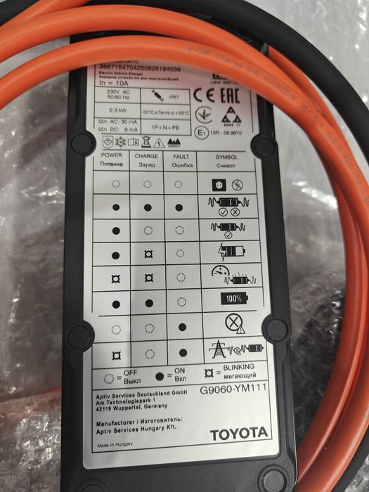 Încărcător auto portabil original TOYOTA RAV4
 PRIUS tip 2 CHR