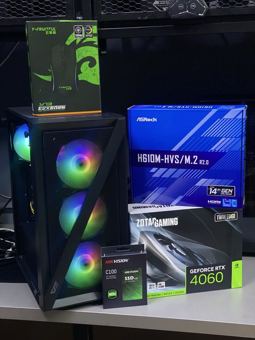 Новинка! Акция! ИГРОВОЙ КОМПЬЮТЕР/I5 12400f/ОЗУ 16гб/ RTX5050/SSD512gb