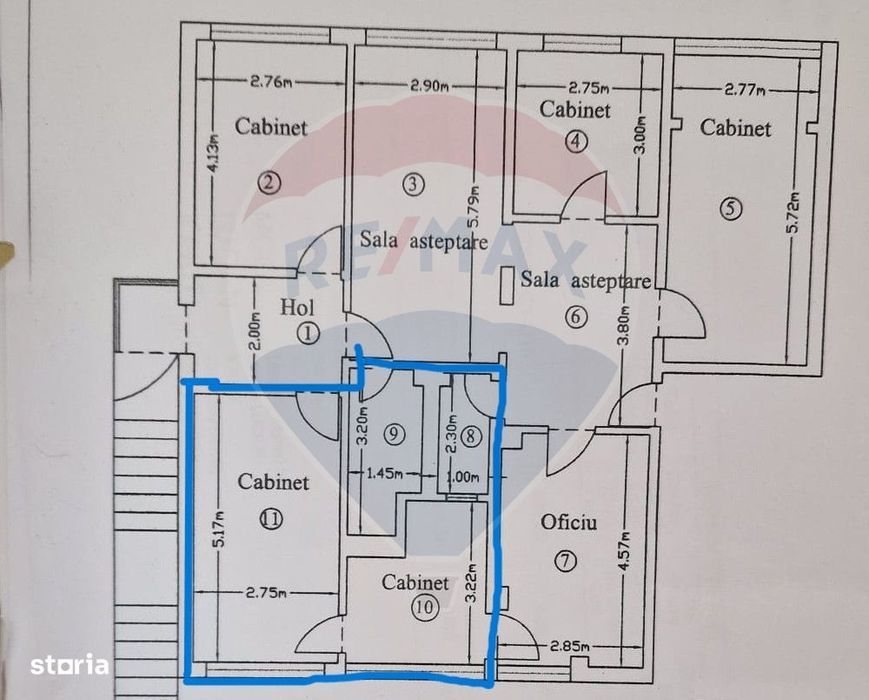 Spațiu comercial de 22mp de închiriat în zona Republicii