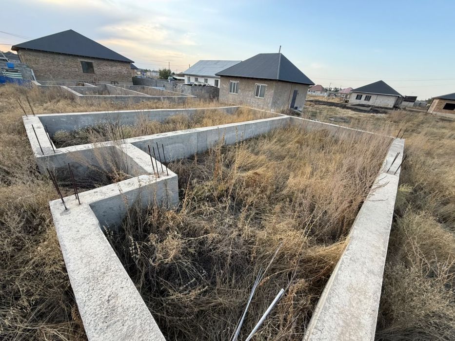 Участок с фундаментом 13*11 СЕЛО ШАМАЛГАН