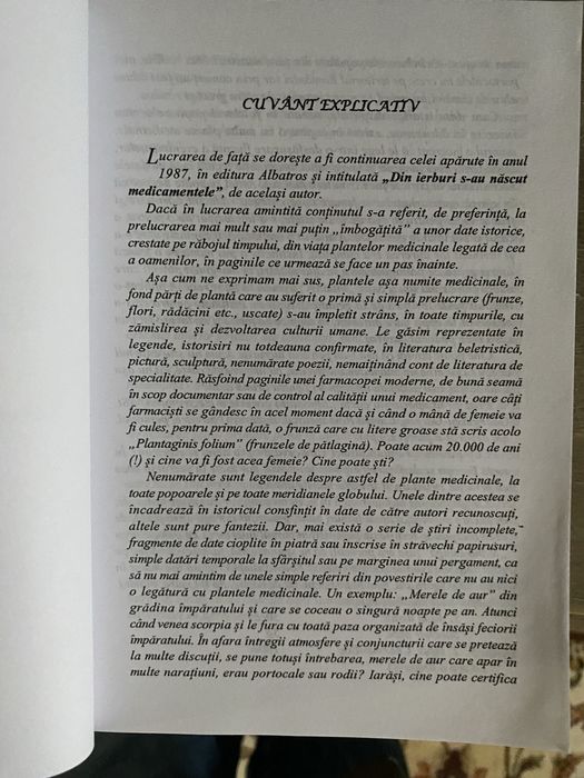 Stramosii Plantelor Medicinale - Emanoil Grigorescu